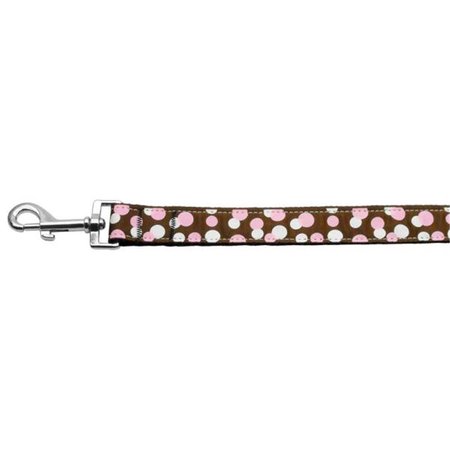 UNCONDITIONAL LOVE Confetti Dots Nylon Collar Chocolate 1 wide 6ft Lsh UN763562